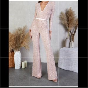 Nadine Merabi Eliza White jumpsuit